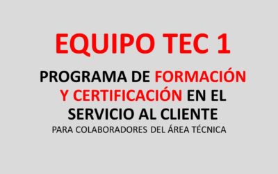 Protegido: Equipo TEC 1. Programa de Formación y Certificación en el Servicio al Cliente