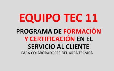 Protegido: Equipo TEC 11. Programa de Formación y Certificación en el Servicio al Cliente