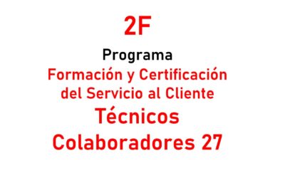 Protegido: Técnicos 27. Colaboradores. 2F. Programa Formación y Certificación del Servicio al Cliente.